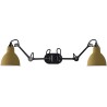 black / round yellow - Gras 204 double - wall lamp - DCW éditions