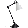 black / round Polycarbonate - Gras 205 - table lamp - DCW éditions