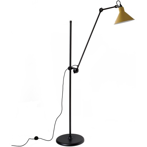 noir / cône jaune - Gras 215  - lampadaire - DCW éditions