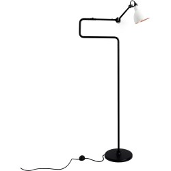 noir / rond blanc, intérieur cuivre - Gras 411 - lampadaire - DCW éditions