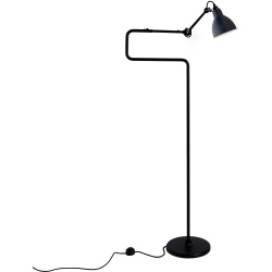 black / round blue - Gras 411 - floor lamp - DCW éditions