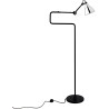 black / round chrome - Gras 411 - floor lamp - DCW éditions