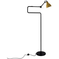 black / round yellow - Gras 411 - floor lamp - DCW éditions