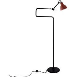 black / round red - Gras 411 - floor lamp - DCW éditions