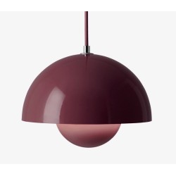 &Tradition – FlowerPot VP1 pendant, dark plum