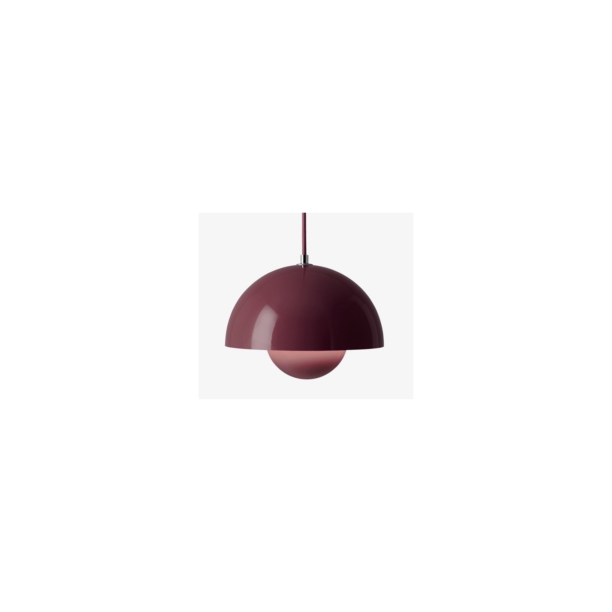 &Tradition – FlowerPot VP1 pendant, dark plum