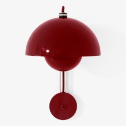 &Tradition – FlowerPot VP8 wall lamp, vermilion red