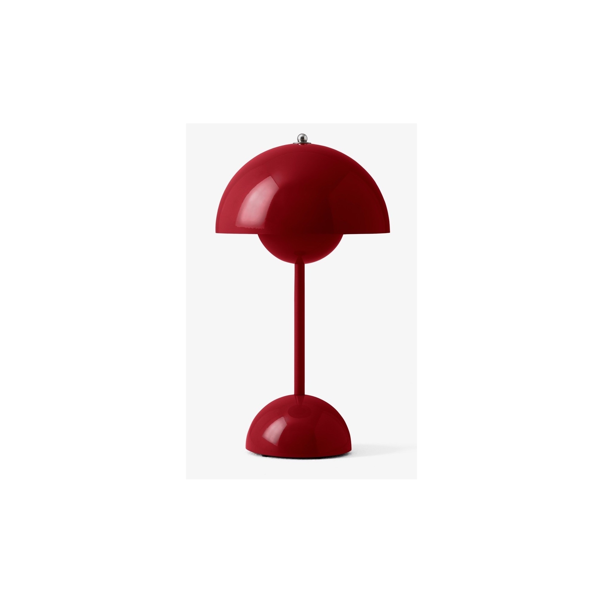 &Tradition – Lampe de table FlowerPot VP9 sans fil, vermilion red