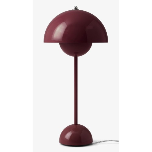 &Tradition – FlowerPot VP3 table lamp, dark plum