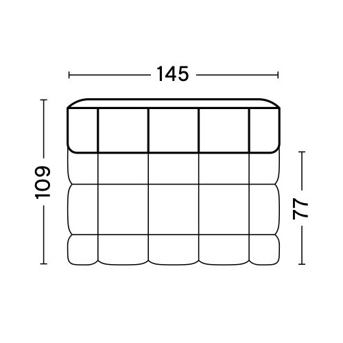 303FS - Free standing wide - Quilton - HAY