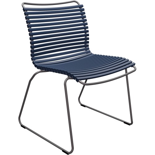 EPUISE - Bleu foncé (91) - chaise Click sans accoudoirs - Houe