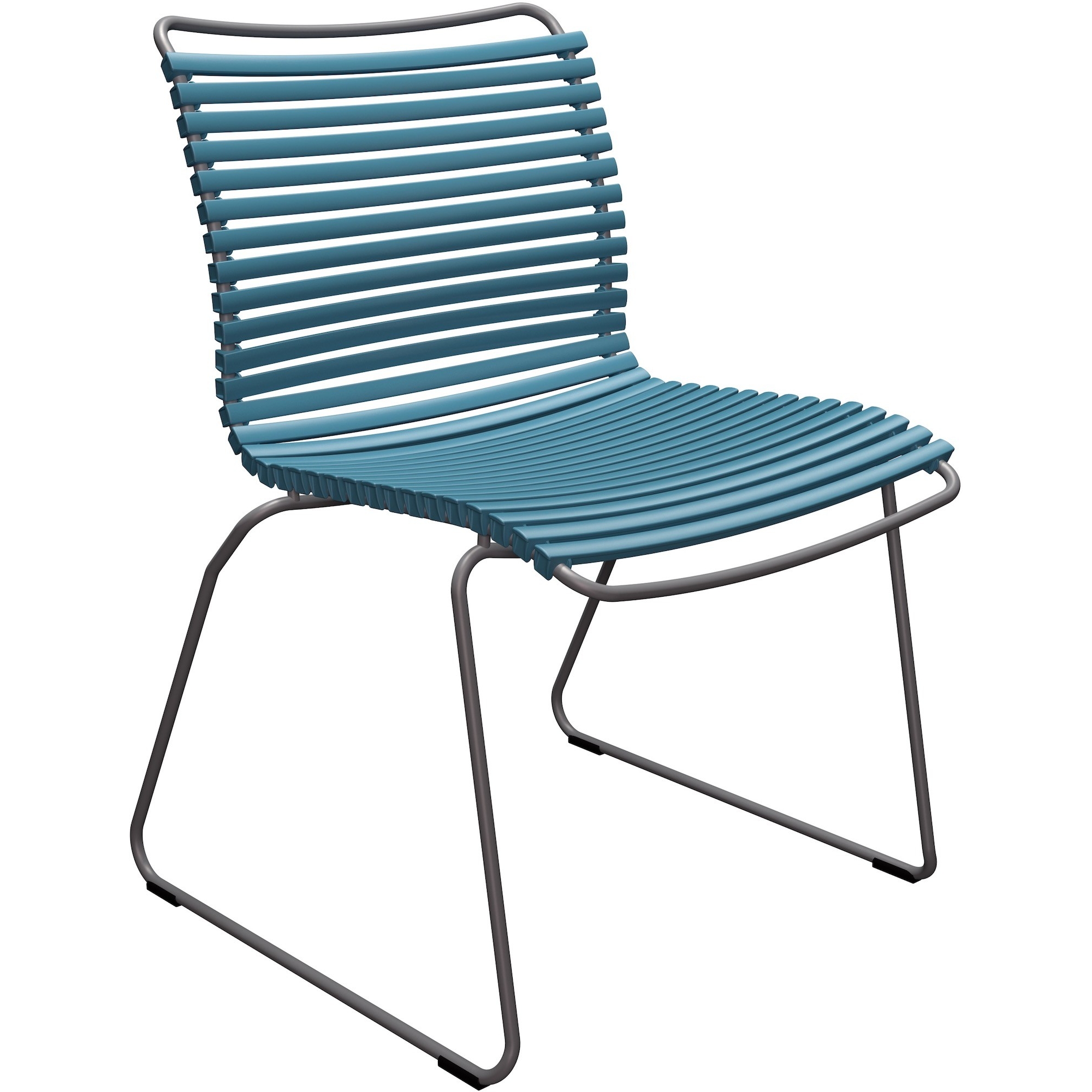 SOLD OUT – Petrol (77) - Click dining chair w/o armrest - Houe