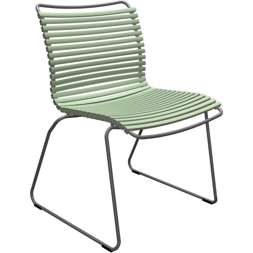 EPUISE - Vert Dusty (76) - chaise Click sans accoudoirs - Houe