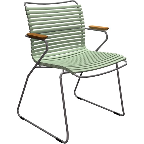 SOLD OUT – Dusty Green (76) - Click dining chair with armrests - Houe