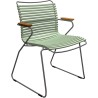 EPUISE – Vert Dusty (76) - chaise Click avec accoudoirs - Houe