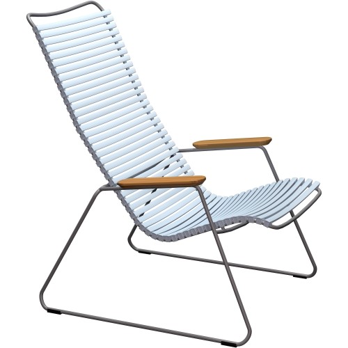 Click lounge chair – dusty light blue (80) – Houe