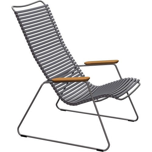 Click lounge chair – dark grey (70) – Houe