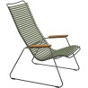 Click lounge chair – olive green (71) – Houe