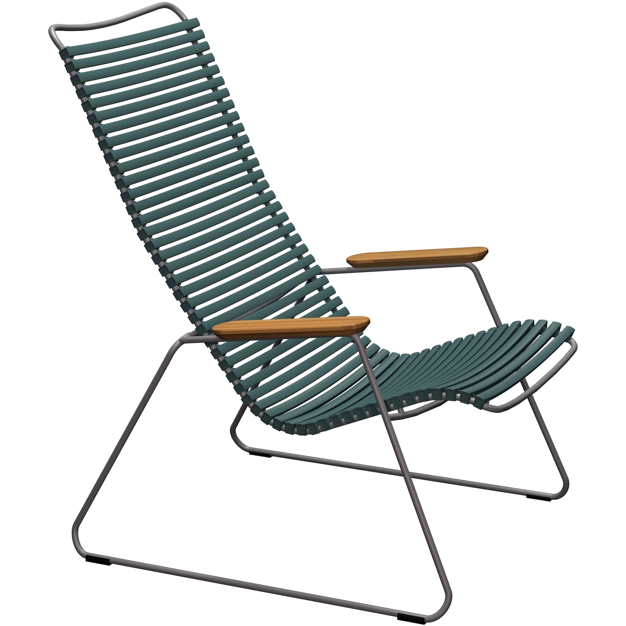 Click lounge chair – pine green (11) – Houe