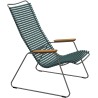 Click lounge chair – pine green (11) – Houe