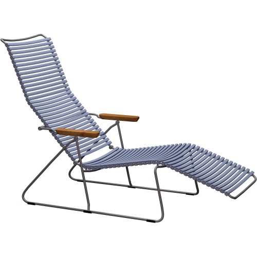 sunlounger Click – bleu pigeon (82) – Houe