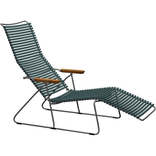 sunlounger Click – vert pin (11) – Houe