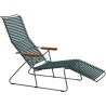 sunlounger Click – pine green (11) – Houe