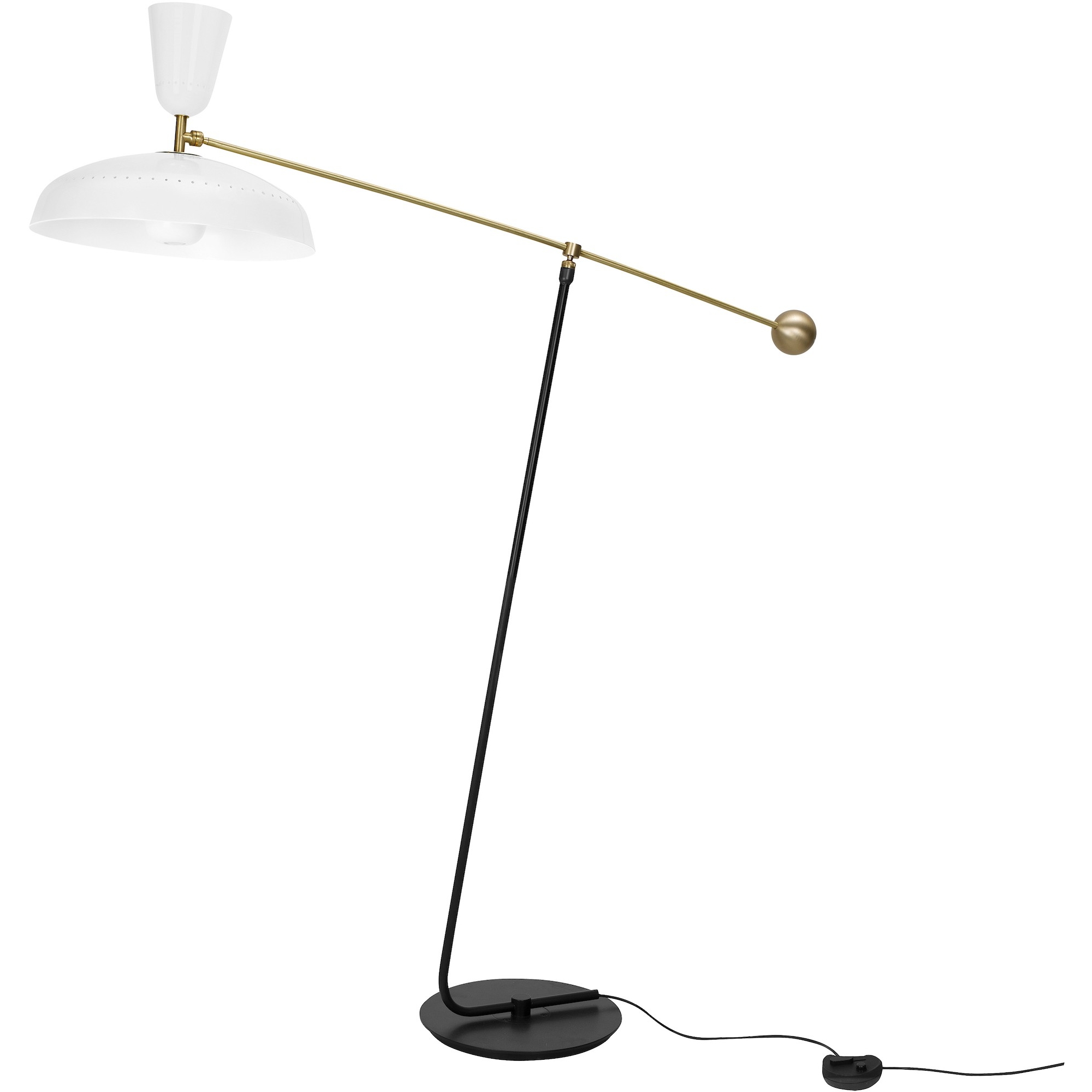 H120 cm – Blanc – Lampadaire G1 - Sammode