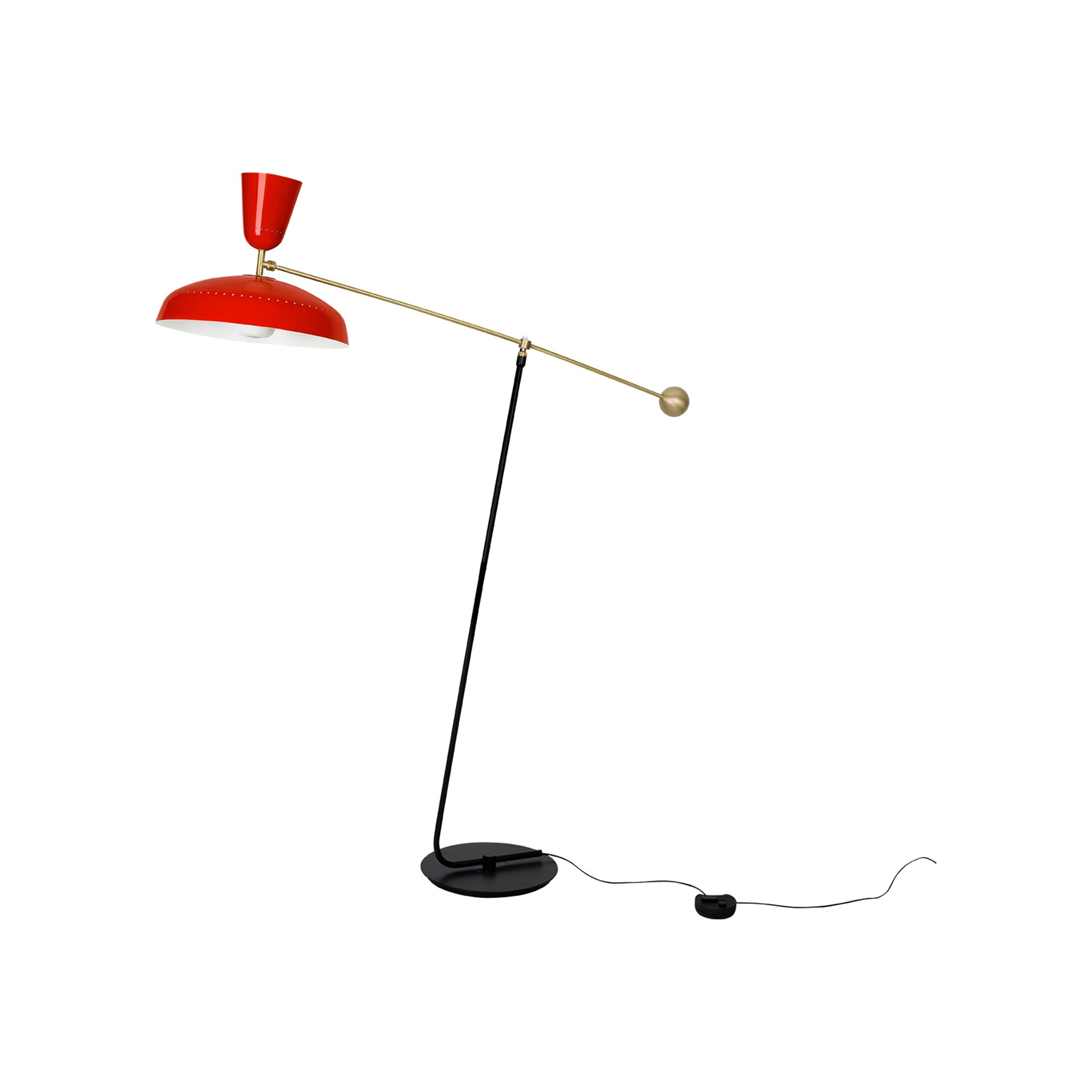 H120 cm – Vermilion Red – Lampadaire G1 - Sammode