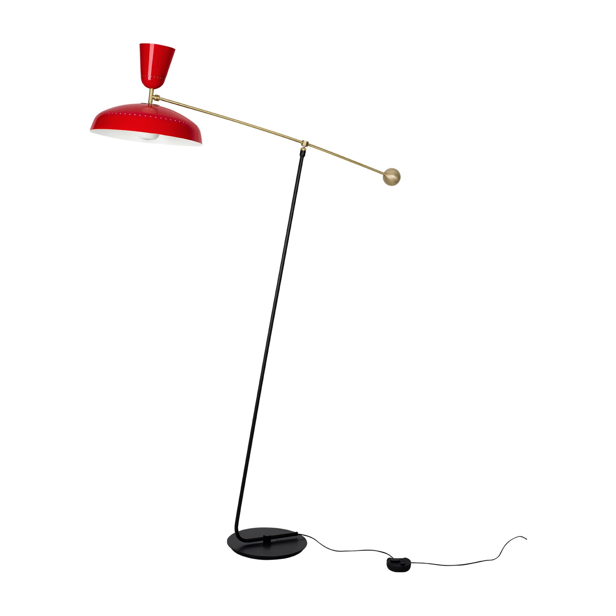 H175 cm – Vermilion red – Lampadaire G1 Large - Sammode