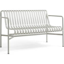 banc de table avec accoudoirs - Palissade gris - HAY