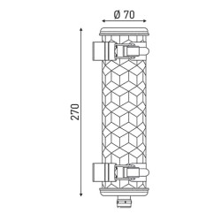 Vendôme Nano Wall Light - Sammode