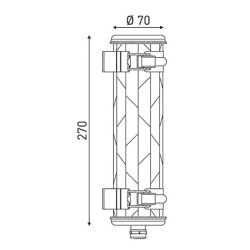 Belleville Nano Wall Light – Coal - Sammode