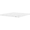 White marble – 34,8 x P34,8 cm – top plate - Panton Wire - Montana