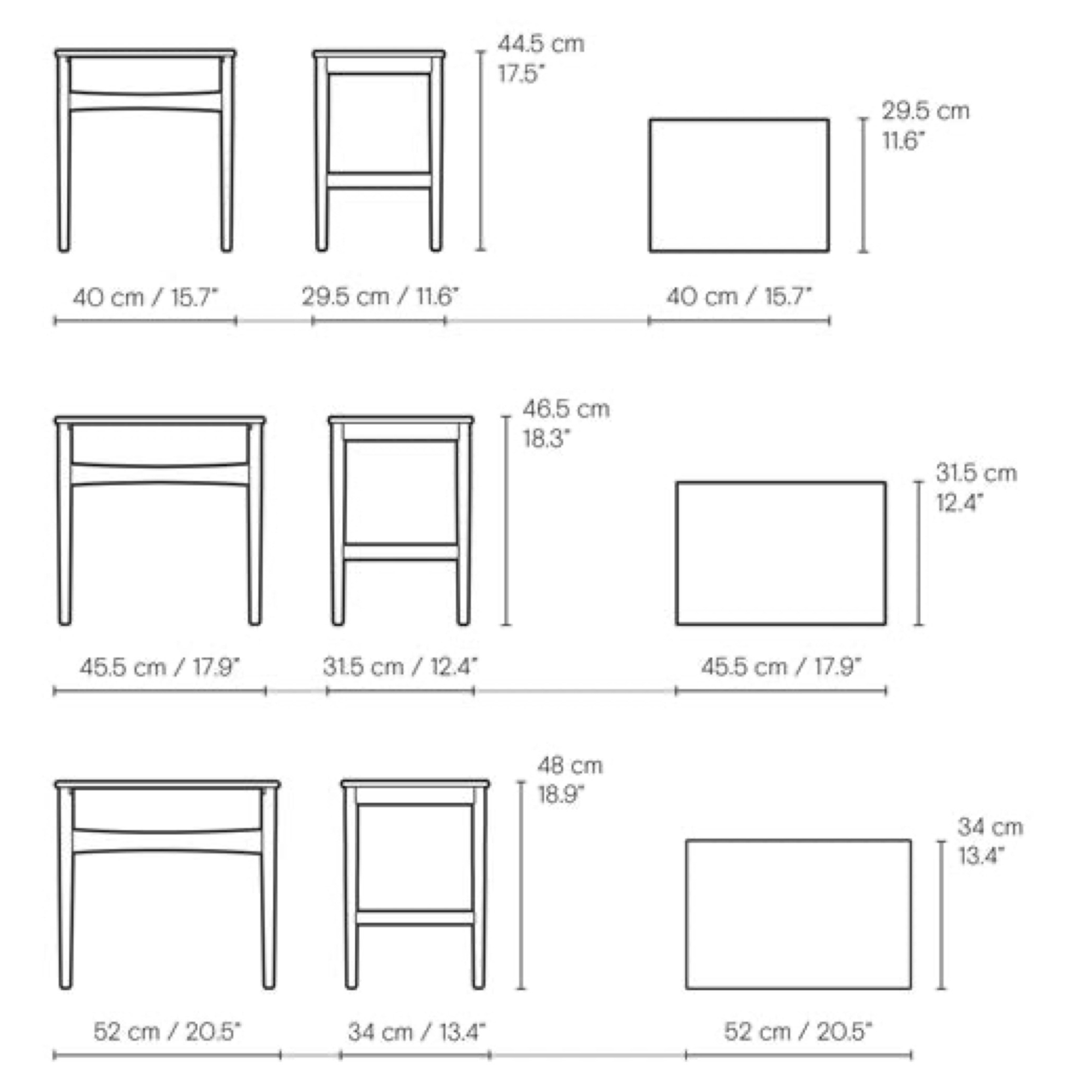 Tables Gigognes CH004 - Carl Hansen & Søn