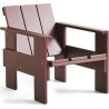 CRATE Lounge chair – Iron red - HAY