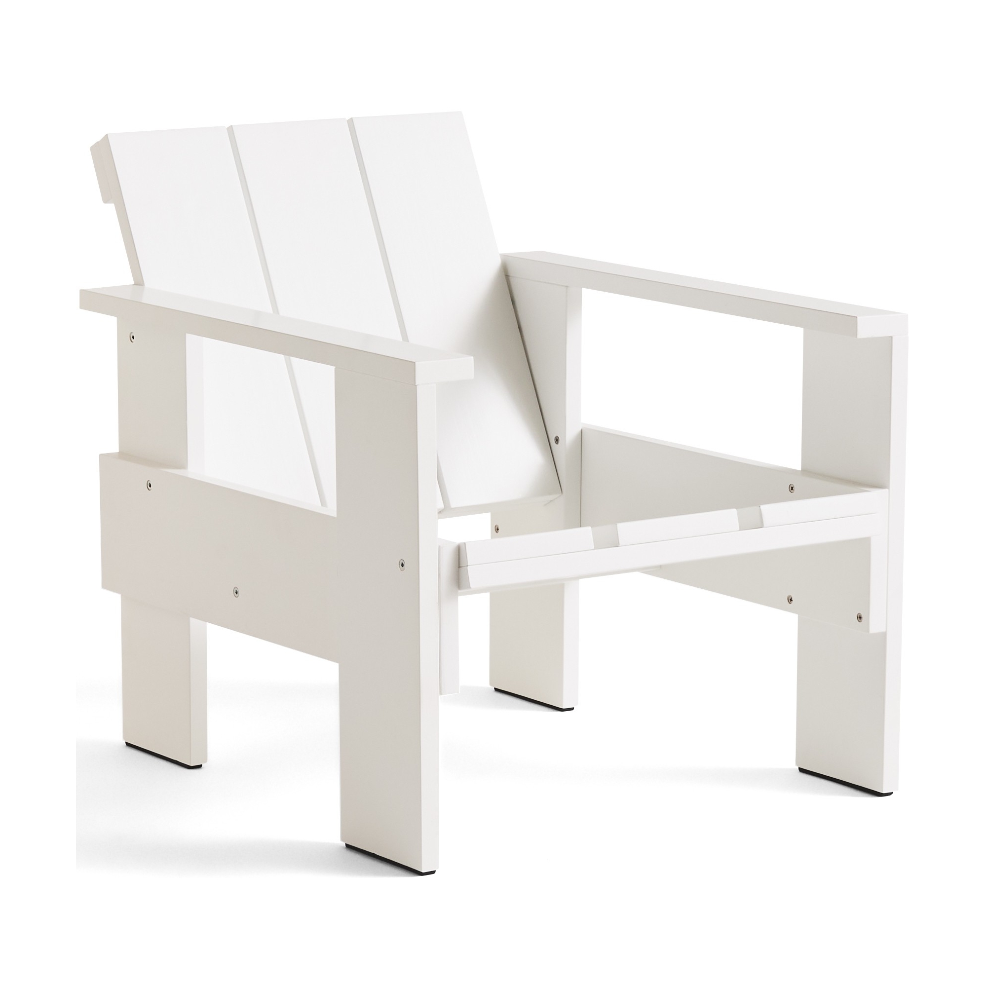 Blanc – Fauteuil CRATE - HAY