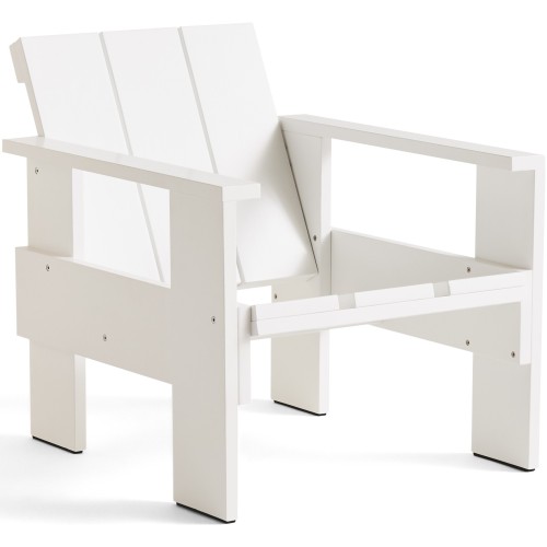 Blanc – Fauteuil CRATE - HAY