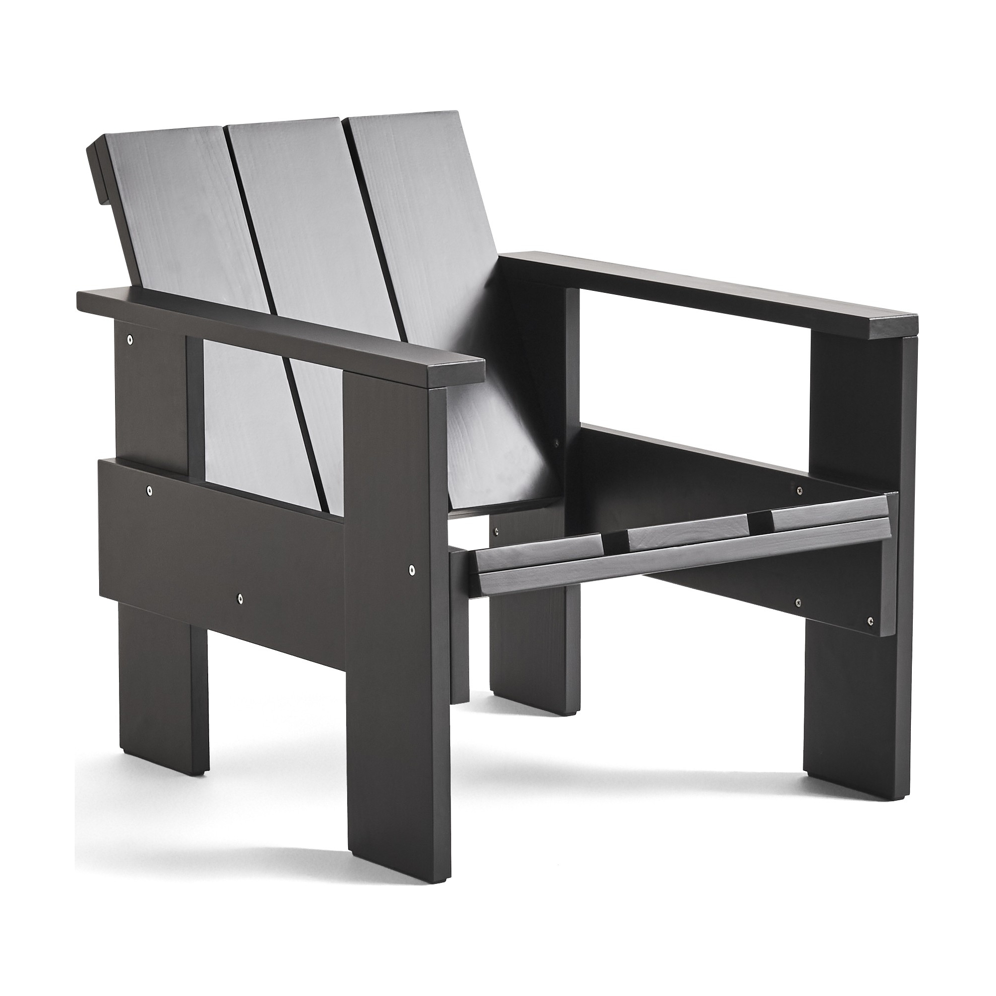 CRATE Lounge chair – Black - HAY