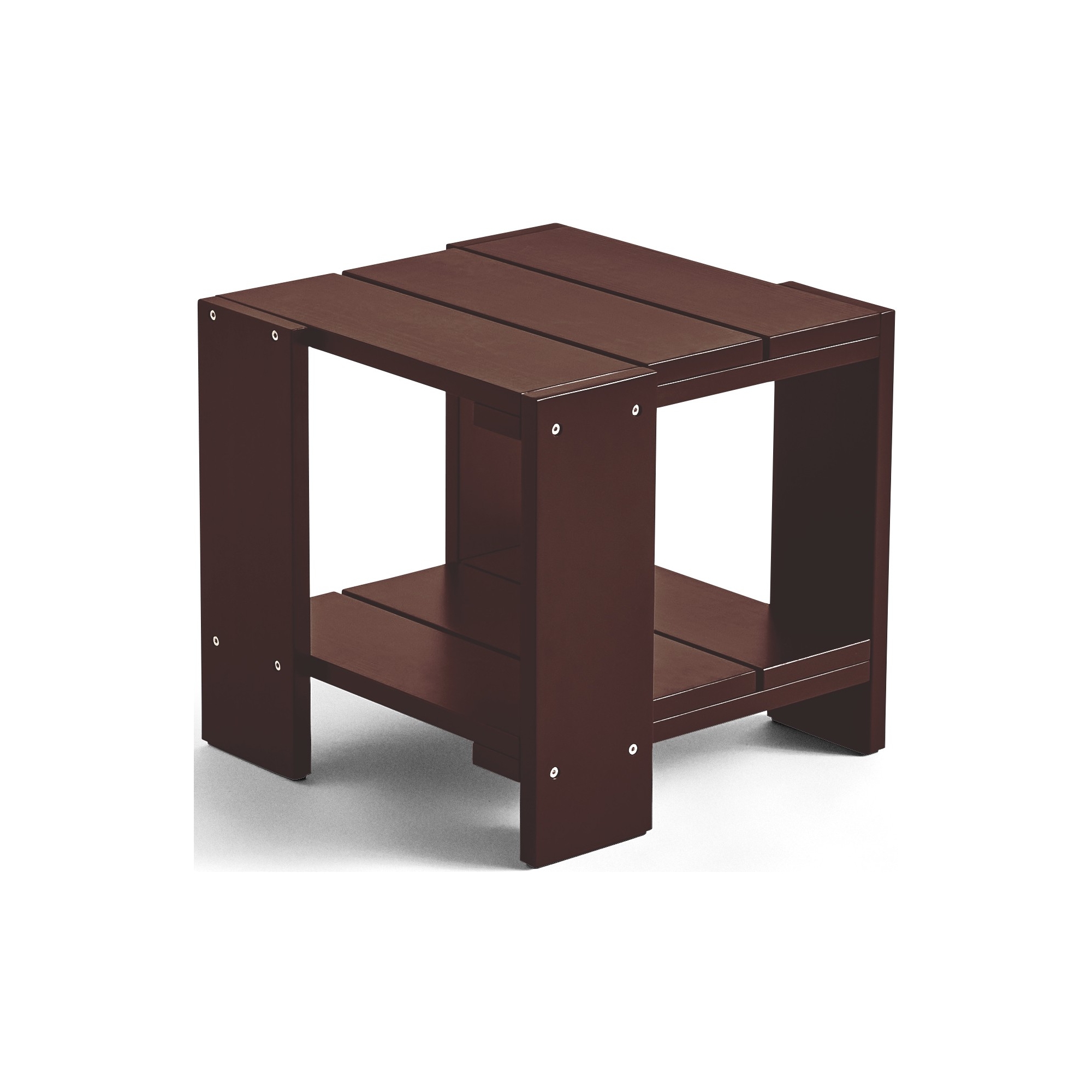 CRATE Side table – Iron red - HAY