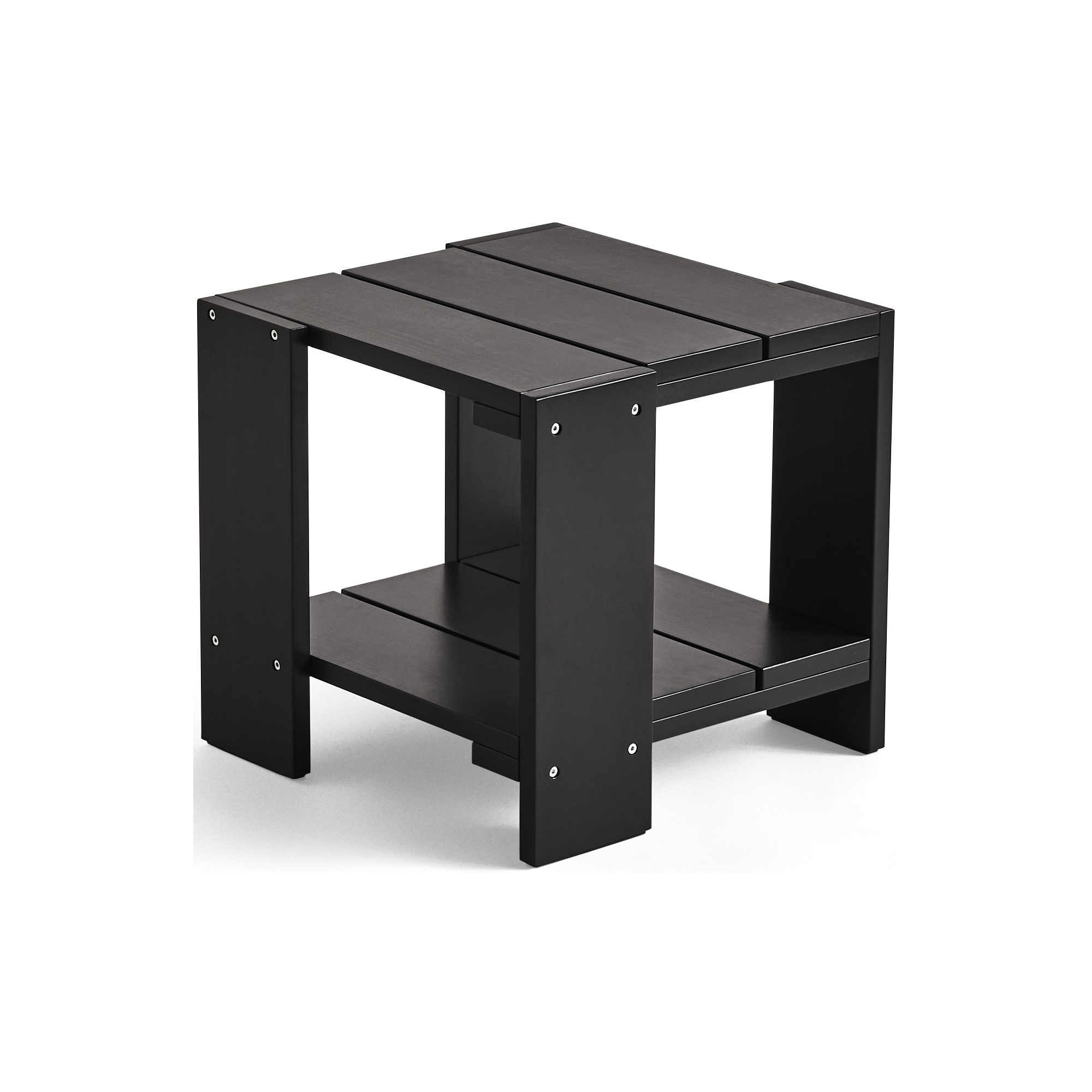 CRATE Side table – Black - HAY