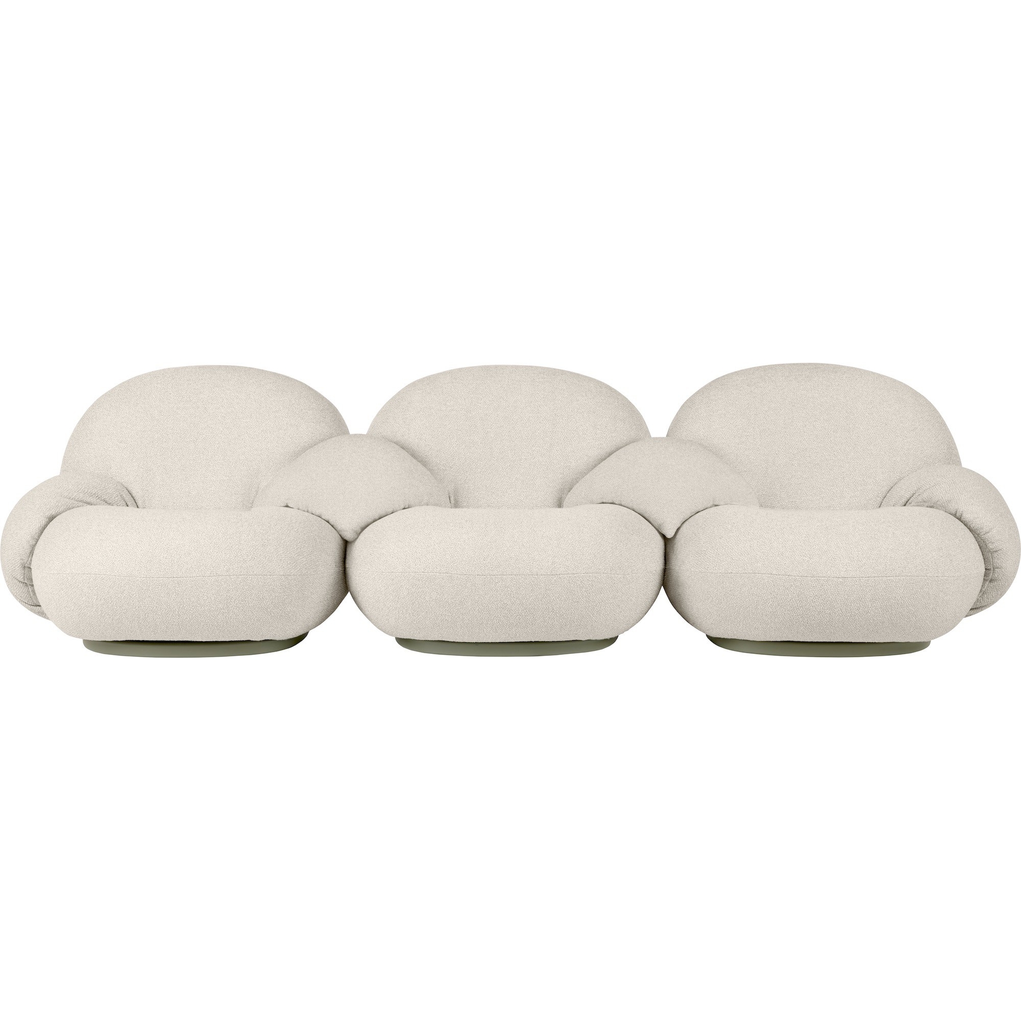 Libera 001 – 3-seater sofa with middle armrests – Pacha Outdoor - Gubi