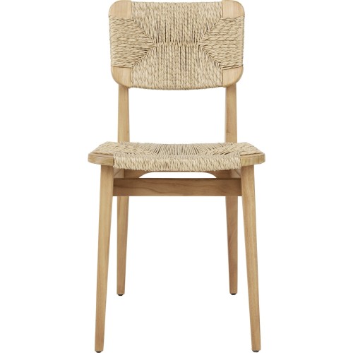 Teck naturel – C-Chair Outdoor - Gubi