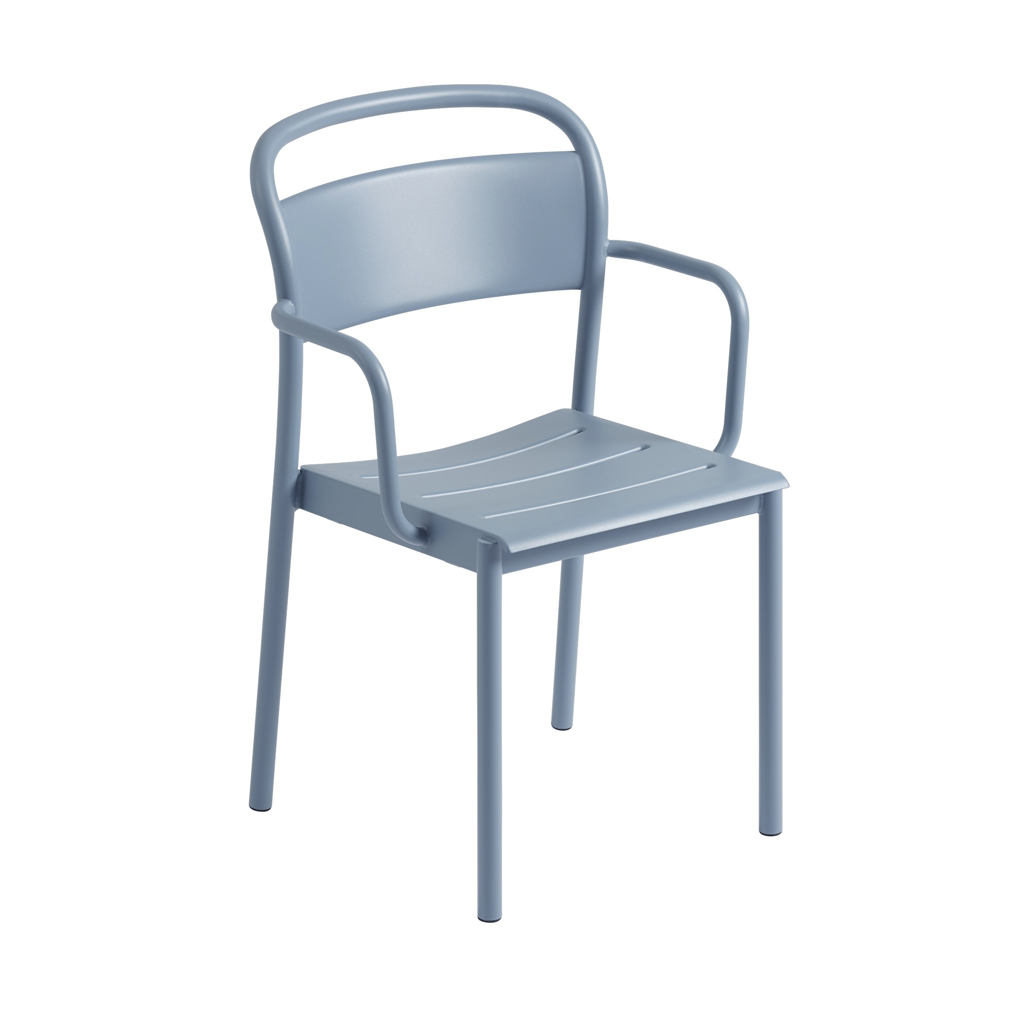 fauteuil de table pale blue - Linear Steel - Muuto