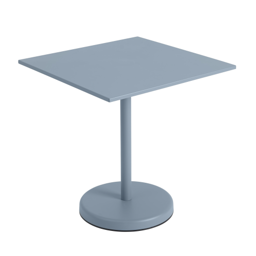 table 70x70 pale blue - Linear Steel - Muuto