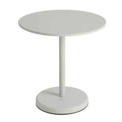 table Ø70 gris - Linear Steel - Muuto