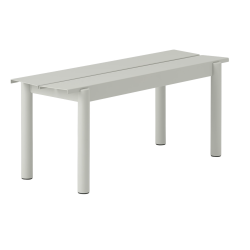 banc 110 gris - Linear Steel - Muuto