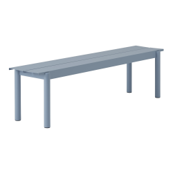 bench 170 pale blue - Linear Steel - Muuto