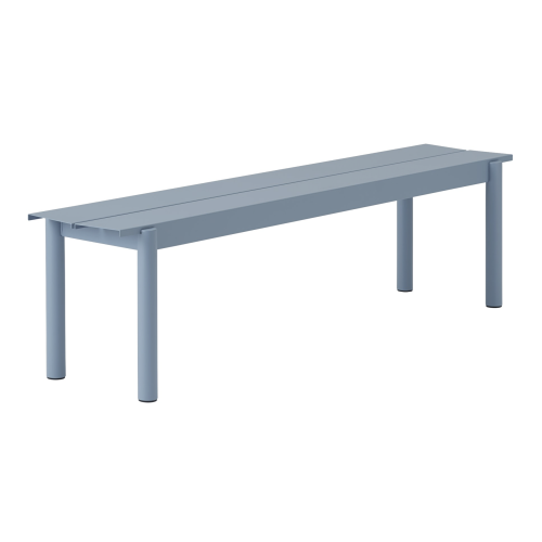 bench 170 pale blue - Linear Steel - Muuto