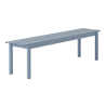 banc 170 pale blue - Linear Steel - Muuto